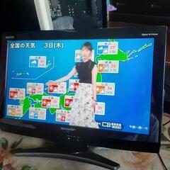 SHARP20型BS内臓液晶テレビの画像