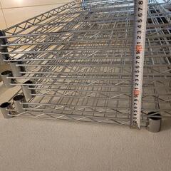 ドウシシャ ルミナス互換 メタルルミナスラック 幅90 5+2段 スチールラック の画像