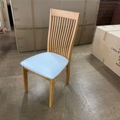 モダンなハイバック仕様のダイニングチェア単品　2脚セット　合成皮革座面