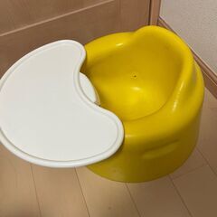 BAMBO バンボベビーチェア　テーブル付き　黄色の画像