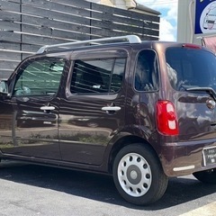 最安値★車検満たん★ダイハツミラココア+GルーフレールBluetoothナビTVの画像