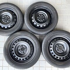 中古★アイミーブ純正スチールホイールタイヤセット★6～8分山