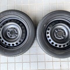 中古★アイミーブ純正スチールホイールタイヤセット★6～8分山の画像