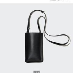 新品　レザータッチミニポシェットの画像