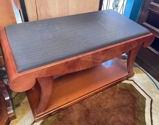 アンティーク/イタリア製/ベンチ椅子