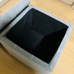 ホームスツール オットマン 化粧スツール 収納付き 足置き台 足載せ台の画像