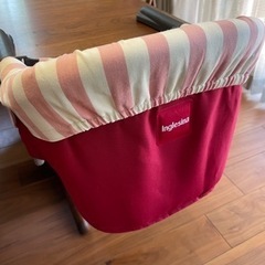 ビブドレス/カバー付き♪イングリッシーナ　ベビーチェア　レッド