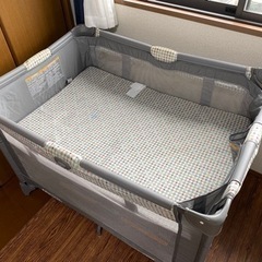 【受け渡し決定】GRACO グレコ 折り畳み ベビーベッド ベビ...