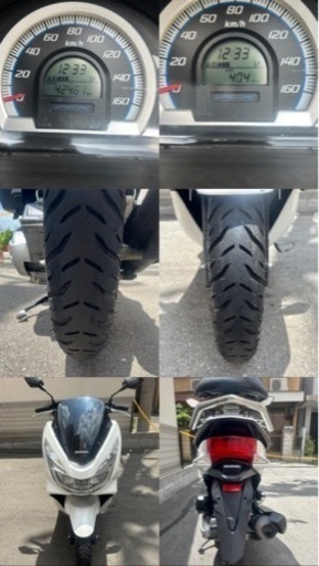 PCX150 KF18 前後新品タイヤ コーティング施行済 配送可 手元18