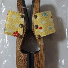 （最終値下げ）サンダル下駄　焼桐台　新品 24.5センチの画像