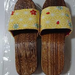 （最終値下げ）サンダル下駄　焼桐台　新品 24.5センチ