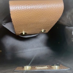 超美品 made in Italia bag 牛皮の画像