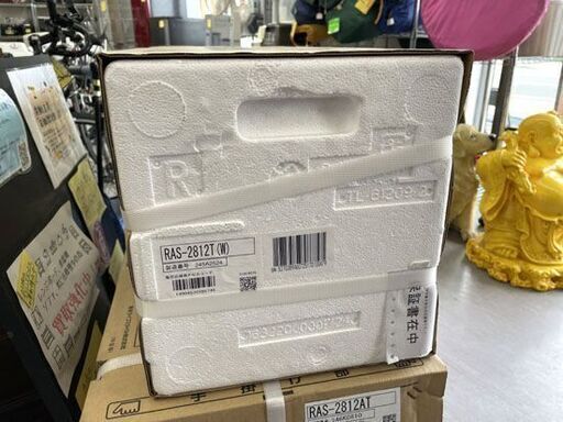 新品 東芝 ルームエアコン 10畳程度 ホワイト Tシリーズ 単相100 RAS-2812T(W) RAS-2812AT 札幌市手稲区