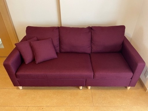 3人掛けソファー(オットマン付き)