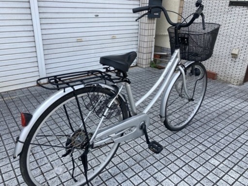 【26インチ自転車】変速なし　美品❗️リヤタイヤ、カゴ新品❗️若林自転車　膳所店　SALE中❗️