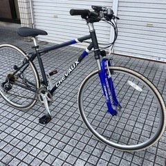 【クロスバイク】美品❗️700x32c 3x7段変速　ライト付　サドル新品❗️若林自転車　浜大津店　SALE中❗️ クロスバイク】美品❗️700x32c 3x7段変速 ライト付 サドル新品