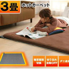 数回使用のみ　ホットカーペット　３畳
