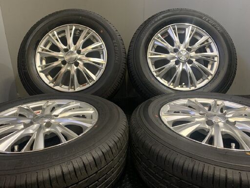 【ECOFINE 185/70R14】夏タイヤ【Weds LEONIS レオニス 14インチ 5.5J4HPCD100+40】21年製 バリ溝 ノート等　(TE990) クレジットカード QR決済可能