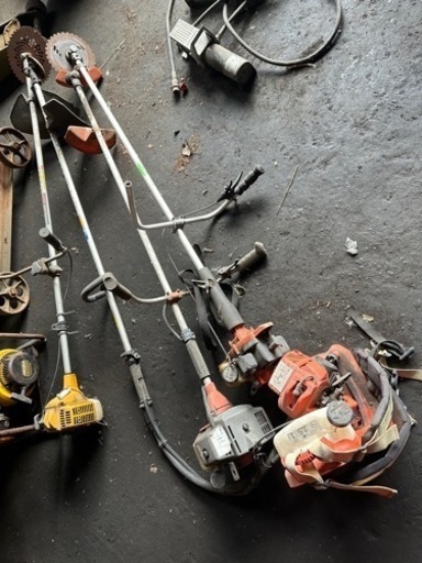 草刈機 ジャンク品 4個セット - エンジン動作未確認