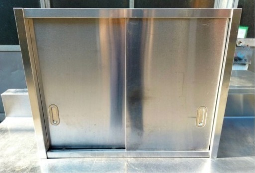 業務用 スライド 壁付けキャビネット 天吊キャビネット 750×350×600 収納庫 吊戸棚 吊り棚 置き棚 厨房機材 吊り戸棚 収納棚 食器棚 大阪