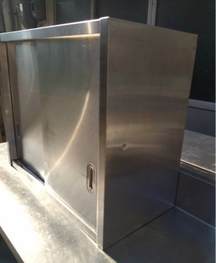 業務用 スライド 壁付けキャビネット 天吊キャビネット 750×350×600 収納庫 吊戸棚 吊り棚 置き棚 厨房機材 吊り戸棚 収納棚 食器棚 大阪