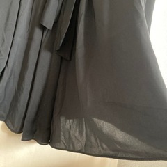 リボン透け感トップスの画像