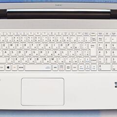全国配送可♪ NEC Bluetooth、カメラ、WiFi搭載！ 大容量 HDD 大特価 白ノートパソコン♪ SSD換装可！ Windows10 CD DVD リモート 大容量 Web会議 WPS Office YouTube 学生 主婦 初心者さん 初期設定済み！ Excel、Word、PowerPoint☆の画像
