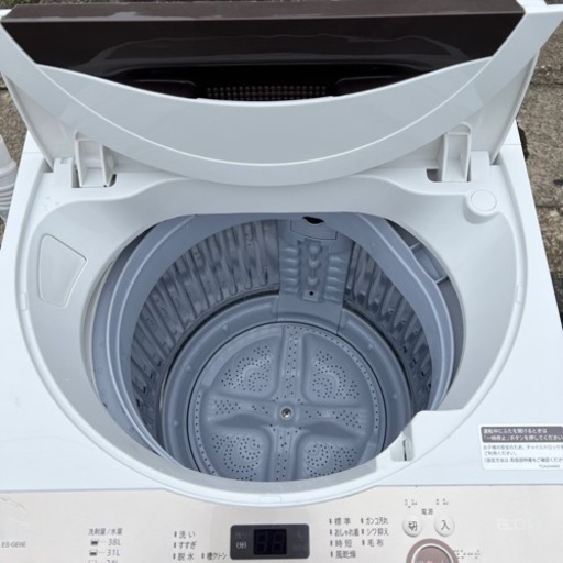 高年式洗濯機2021年製　6kg ＳＨＡＲＰ　ＥＳ－ＧＥ６Ｅ 