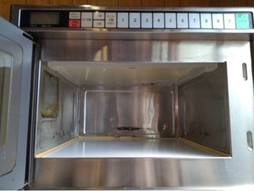 【動確済み】National 業務用 電子レンジ NE-1800 単相 200V 業務用電子レンジ ナショナル 業務用レンジ 厨房機材