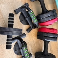筋トレセット！に変更しました！ダンベル 片方1.5×6枚=9kg...