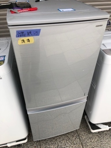 SHARP SJ-D14D-S 冷蔵庫 シルバー系 [2ドア /右開き/左開き付け替えタイプ /137L] 2018年製