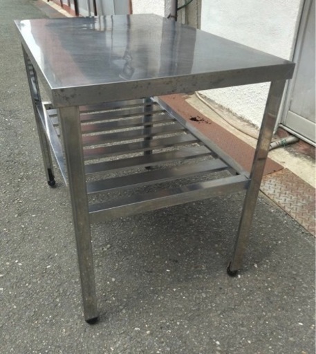 アズマ製 業務用 コンロ台 作業台 調理台 600×450×650 キッチン 用品