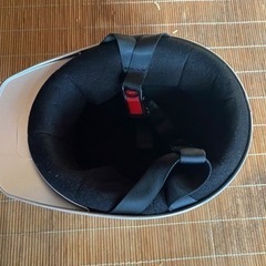 ヘルメット 半ヘル シルバーの画像