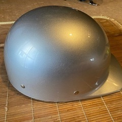 ヘルメット 半ヘル シルバーの画像