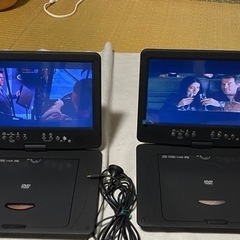 2点セット　ポータブルDVDプレーヤー　ダイニチ電子の画像