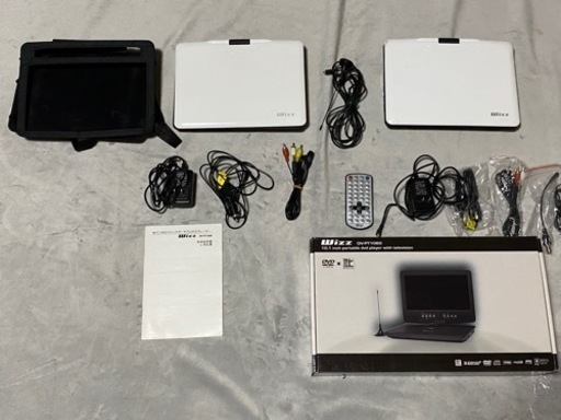 2点セット　ポータブルDVDプレーヤー　ダイニチ電子