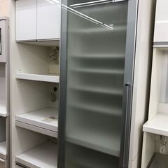 ★ジモティ割あり★ 松田家具 食器棚 白 H198×W121×D56 クリーニング済み KJ2483