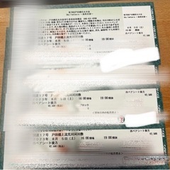 戸田橋花火大会 西ペアシート4枚
