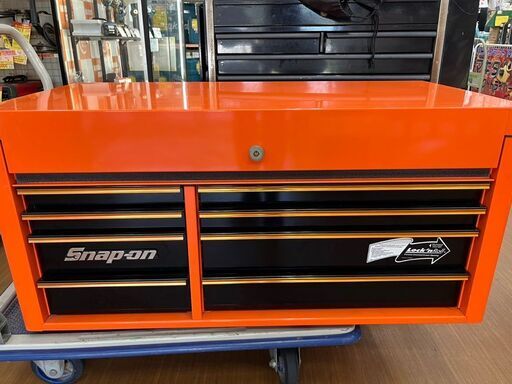 【引取限定】スナップオン KRA2208AKPSQ トップチェスト KRA2208 工具箱 オレンジ・ブラック ロックンロール 限定 鍵付【下関店】【中古】