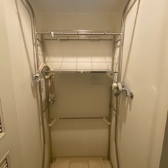 ニトリ　ステンレス洗濯上ラックの画像