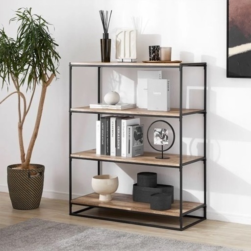 【新品未使用】木目調ラック