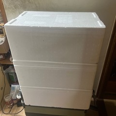 発泡スチロール3個