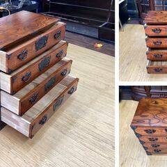 I5 美品 岩谷堂箪笥 3尺4杯 欅材/ケヤキ材 民芸箪笥