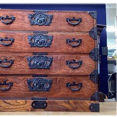 I5 美品 岩谷堂箪笥 3尺4杯 欅材/ケヤキ材 民芸箪笥