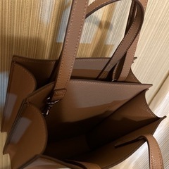 ☆美品☆ベージュの可愛いショルダーバック☆の画像