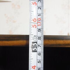 茶箪笥　飾り棚　和棚　貼り黒柿　の画像