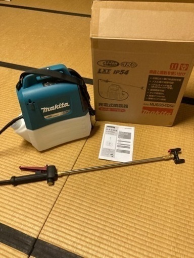 商談中《中古》マキタ充電式噴霧器18V MUSO54DSF（本体一式（写真）+箱）