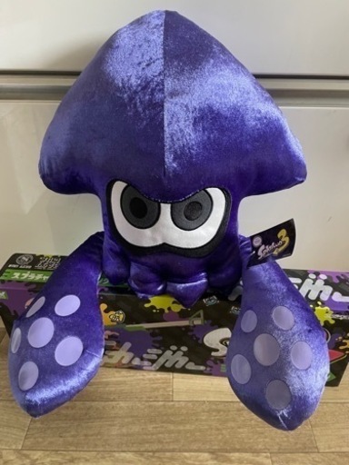 スプラトゥーン（紫）ぬいぐるみスプラチャージャー（ネオングリーン）2点セット【お値段交渉可】