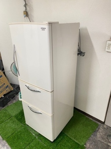 北九州市内配送無料　保証付き　日立 HITACHI R-S27CMV-C [冷蔵庫 （265L・右開き） シルクベージュ FIESTA