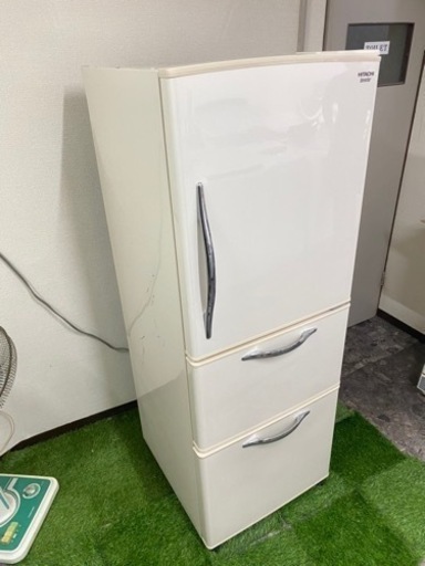 北九州市内配送無料　保証付き　日立 HITACHI R-S27CMV-C [冷蔵庫 （265L・右開き） シルクベージュ FIESTA